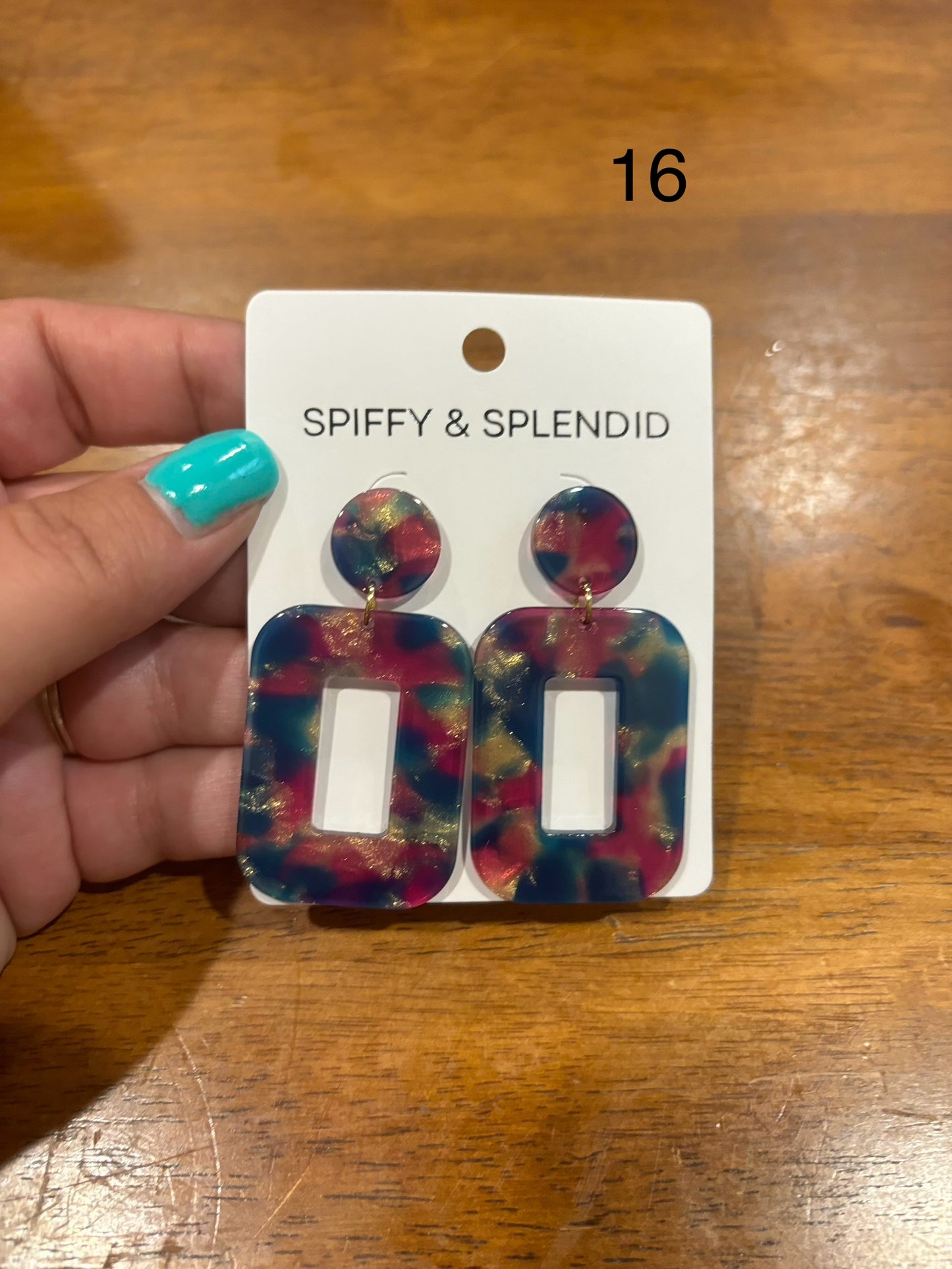 In Stock: Acrylic Earrings