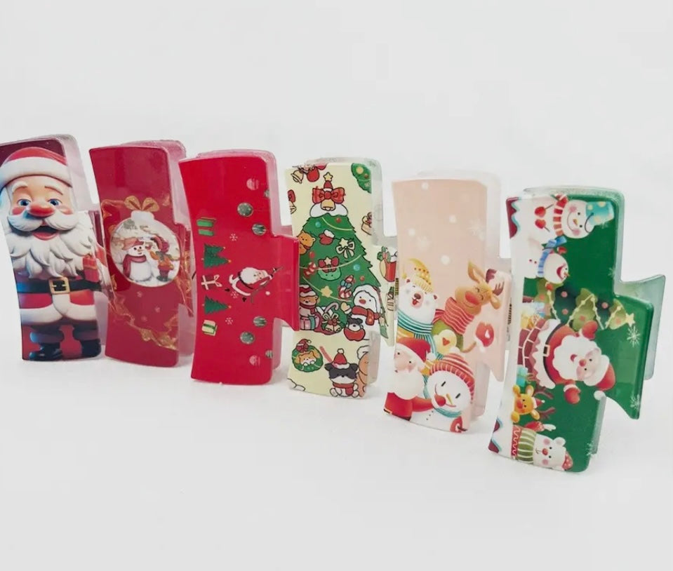 In Stock: Christmas Hair Clips