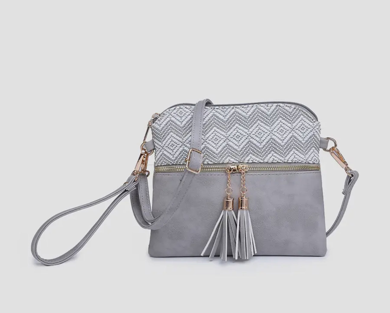 In Stock: Tara Double Zip Crossbody