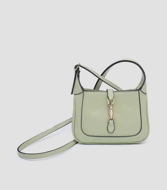 In Stock: Stelliana Metal Lock Crossbody