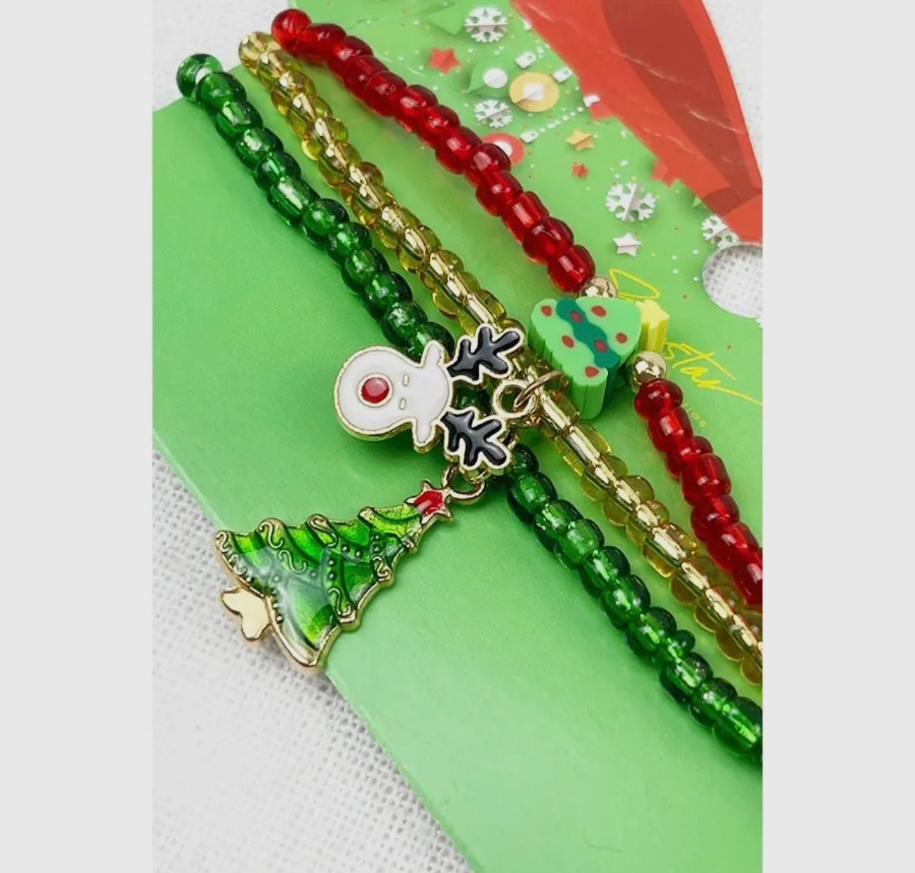 In Stock: Christmas Bracelet Sets